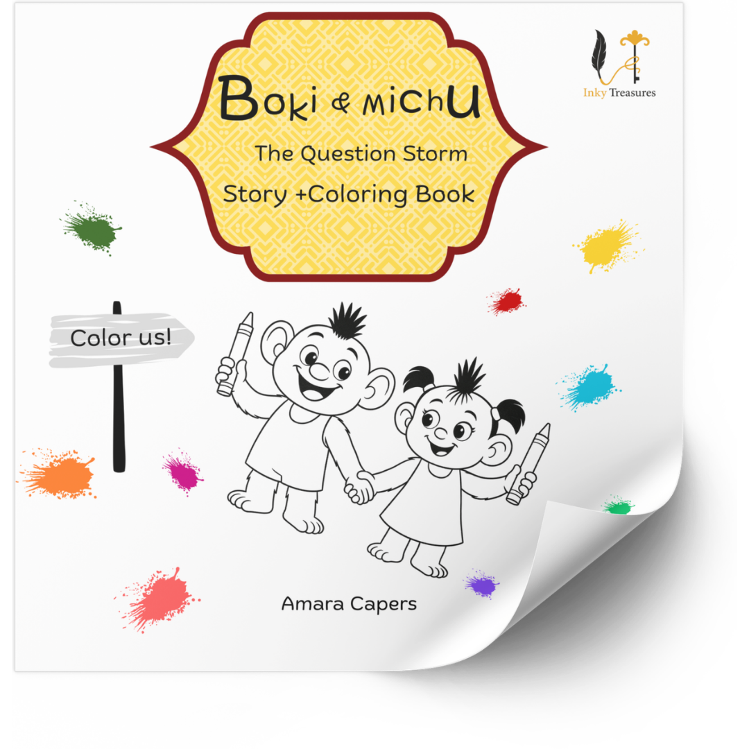 boki & michu the question storm (coloring & story book) boki & michu the question storm (coloring & story book)